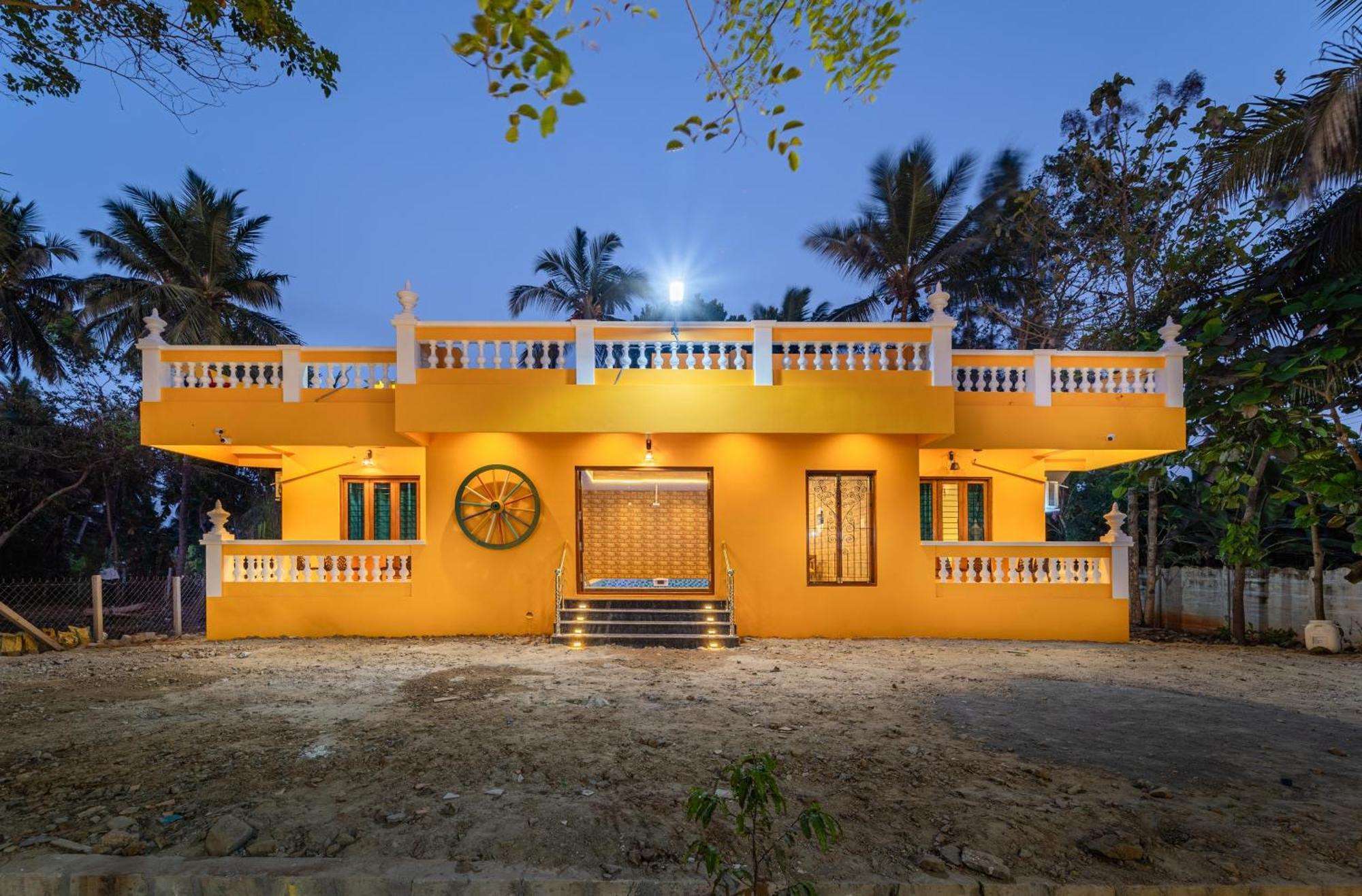 Teak Leaf Gateway Villa With Swimming Pool Indoor Games Kalapettai Luaran gambar